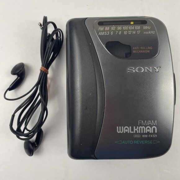 Sony Walkman WM-FX321 AM/FM Cassette Auto Reverse Waist Clip Tested and Works - Picture 1 of 11